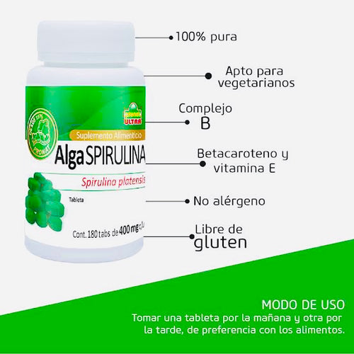 Alga spirulina